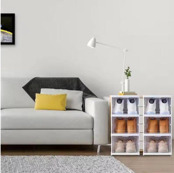 Foldable Storage Boxes Set (4-Piece Organizer)