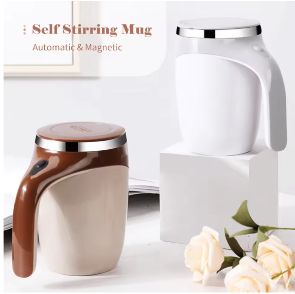 Self Stirring Mug with Lid